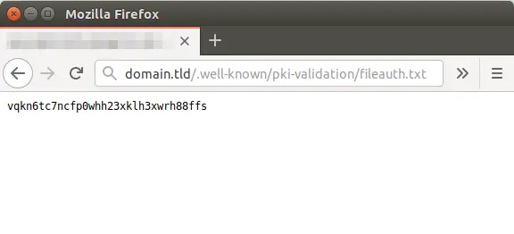 El archivo en FTP debe ser accesible desde fuera cuando es verificado