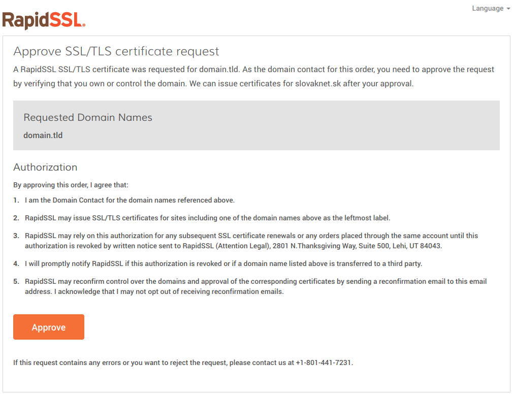 Visualización de una página web para confirmar la validación del certificado SSL/TLS (GeoTrust) Visualización de una página web para confirmar la validación del certificado SSL/TLS (GeoTrust)